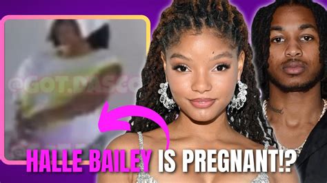 halle bailey pregnant or not
